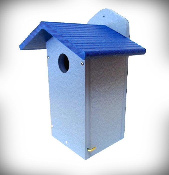 Green Solutions Recycled Poly Bluebird House Blue